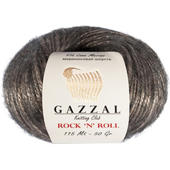 GAZZAL Rock'N'Roll  (9% шерсть мериноса, 70% Полиамид, 21% Полиакрил, 50гр/115м)