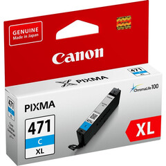 Картридж струйный Canon CLI-471XL C (0347C001) гол. пов.емк. для MG7740