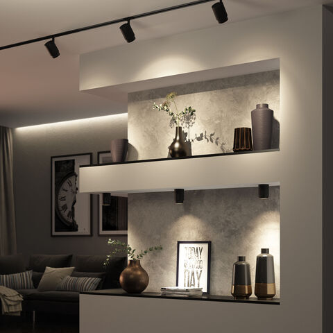 Накладной светодиодный светильник Elektrostandard Cors 25032/LED 10W 4200K чёрный