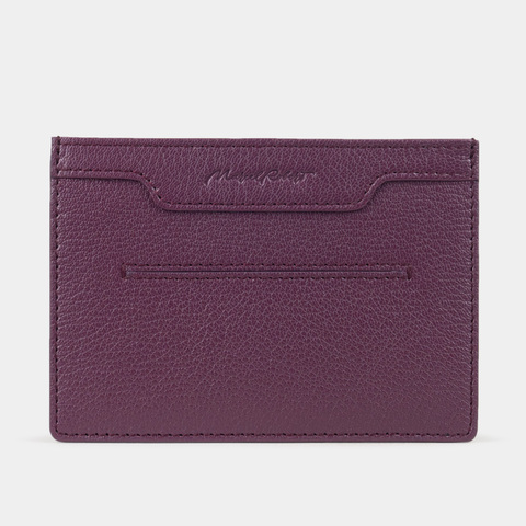 Холдер для автодокументов и паспорта Berlin из кожи козы, фиолетового цвета