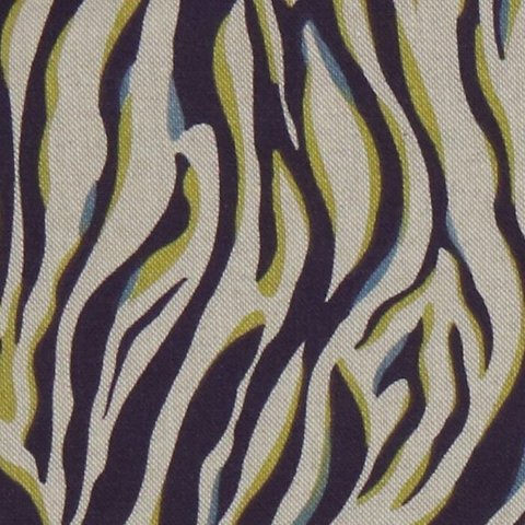 Портьерная хлопковая ткань в современном стиле Бриз синий