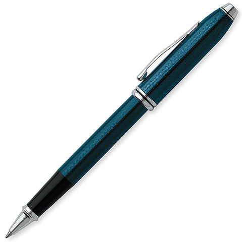 Cross Townsend - Quartz Blue Lacquer, ручка-роллер, M, BL