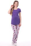 Спортивный костюм для беременных и кормящих 09994 фиолетовый