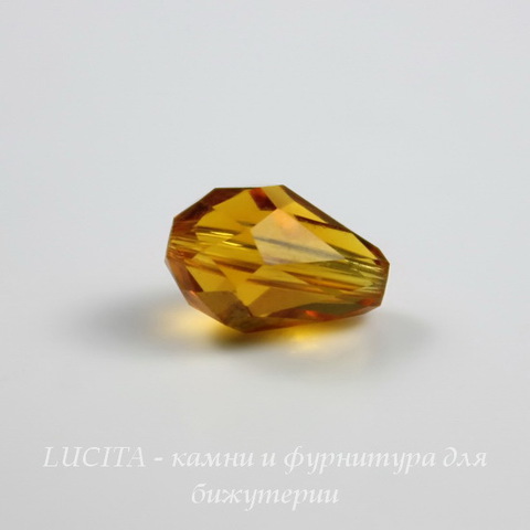 5500 Бусина - капля Сваровски Topaz  9х6 мм ()