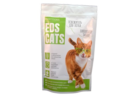 Eds Cats ликвидатор запаха для кошачьего туалета 400 гр