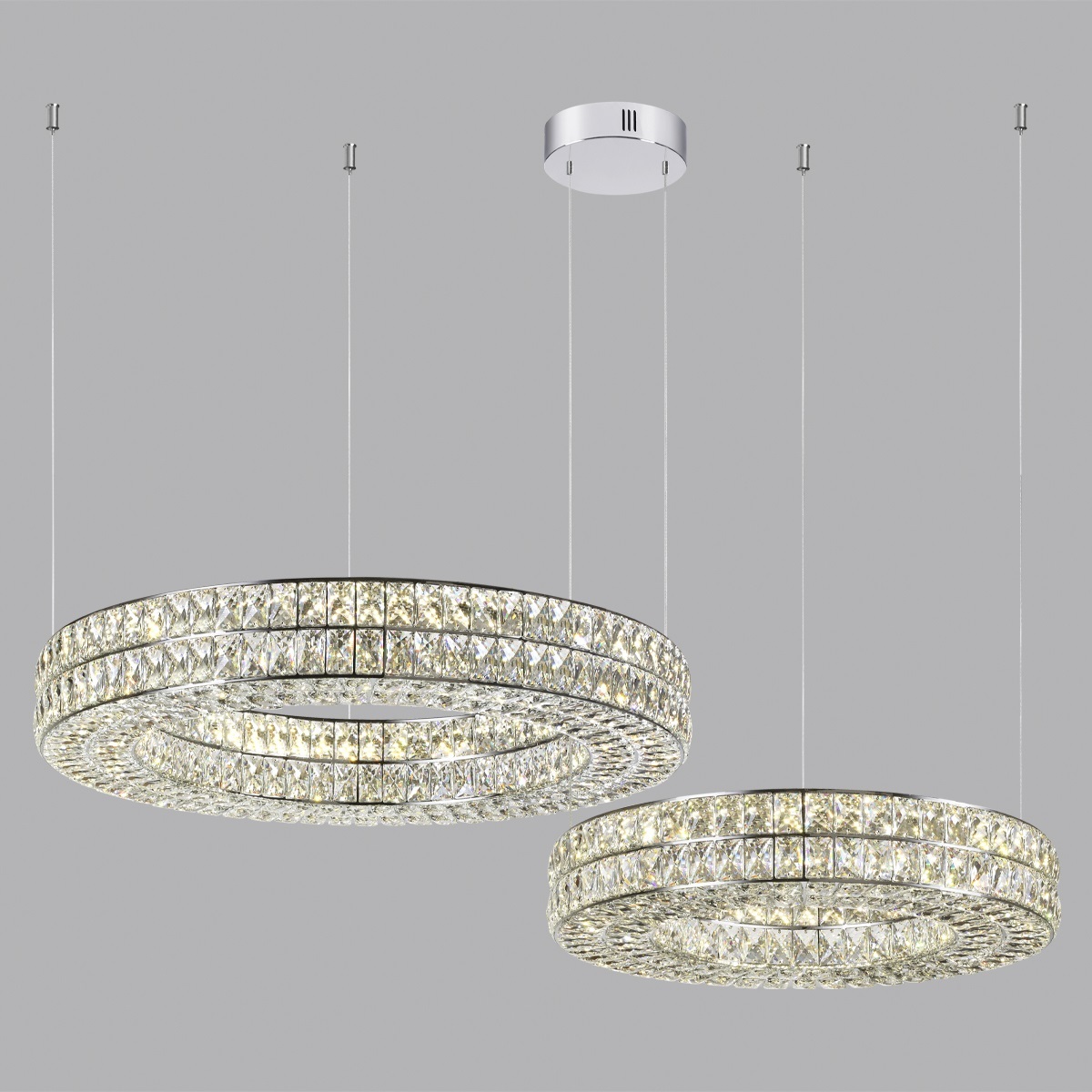 Потолочная база для 2-х колец Odeon Light L-Vision Panta 4927/2R