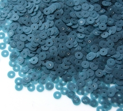 Пайетки плоские 4 мм. Petrolio (676F)