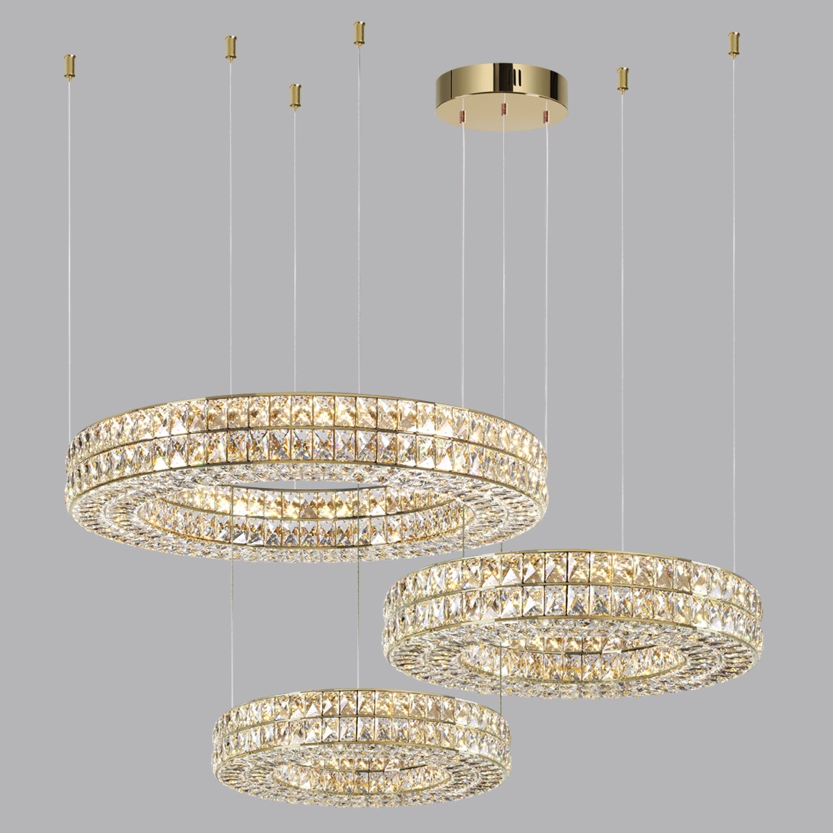 Потолочная база для 3-х колец Odeon Light L-Vision Panta 4926/3R