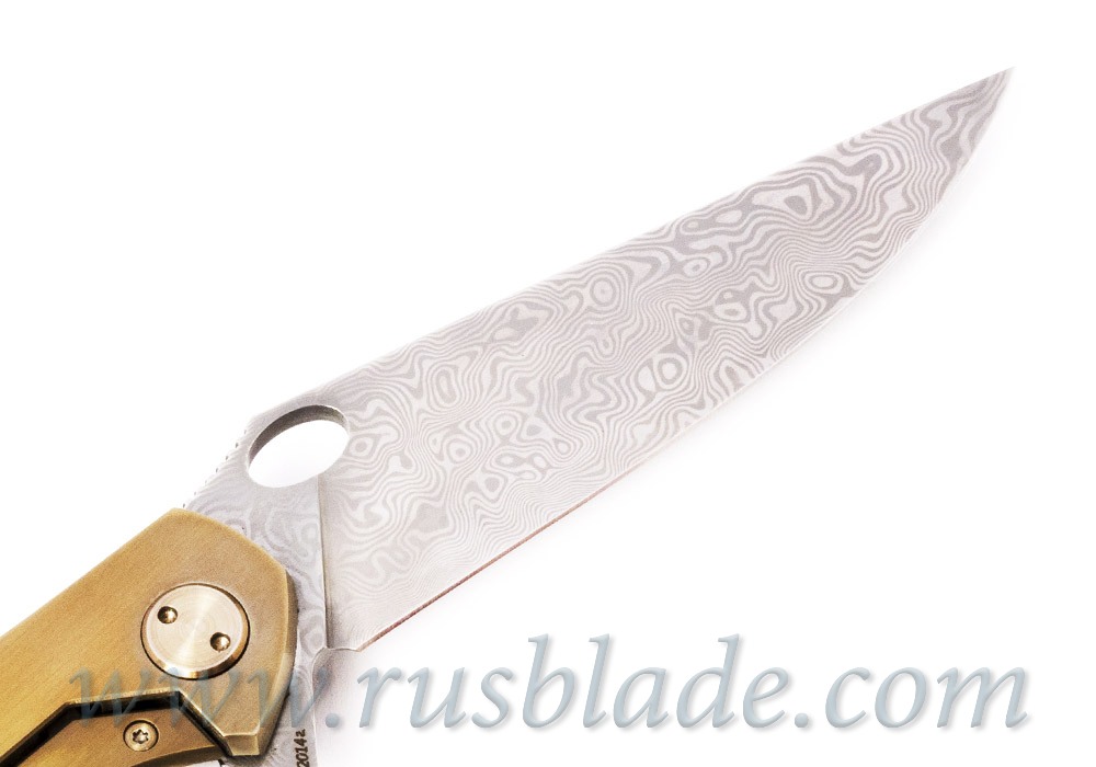 Cheburkov Golden Raven # 161 Damascus Gold Plated - фотография 