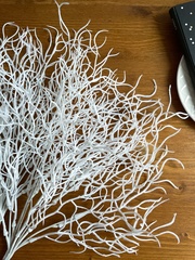 Букет, искусственная зелень, цвет Белый, 43 см, набор 2 букета