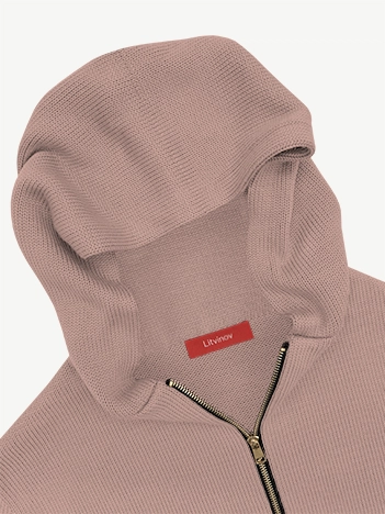 Толстовка на замке из кашемира