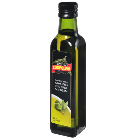 Масло Оливковое н/раф Extra Virgin Coopoliva сткл.250мл