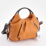 Сумка Саломея 357 македония горчичный + шоколад