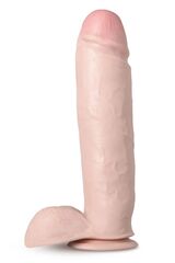 Телесный фаллоимитатор-реалистик Huge - 26,6 см.