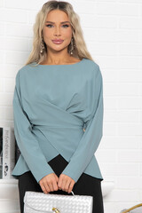 Блуза Леа (морская волна) Б14954-5М LT Collection