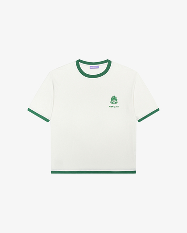 Футболка Ymkashix Hellcome logo бежевая