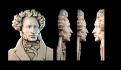 Силиконовый молд № 393 А.С.Пушкин