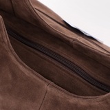 Сумка Саломея 456 эко-замша шоколад