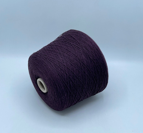 Filati Naturali, Eco cashmere, 2/18 900м/100гр, 100% кашемир с добавлением переработанных волокон, Баклажан, 39002
