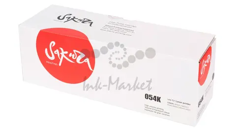 Картридж Sakura 054BK (3024C002) для Canon LB P621Cw/P623Cdw/MF641Cw/643Cdw/645Cx, черный, 1500 к.