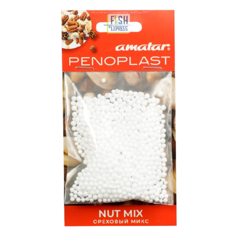 Приманка Amatar PENOPLAST Ореховый микс 20 шт/уп/продажа от 20 шт.