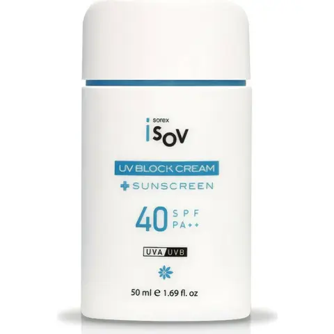 Isov Противоотечный солнцезащитный крем SPF 40++ с экстрактом брокколи UV 50 мл| Block Cream SPF 40+
