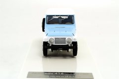 Moskvich-416 1960 white-blue Prommodel43 1:43