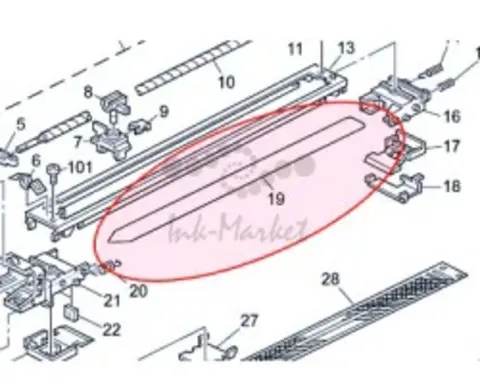 Нить коронатора заряда Ricoh AD020053, B070-2364, B0702364
