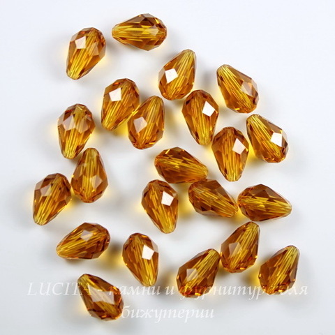 5500 Бусина - капля Сваровски Topaz  9х6 мм ()