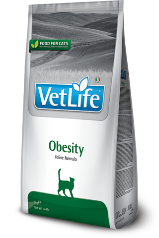 Farmina Vet Life OBESITY снижение веса, кошки, сухой (2 кг)