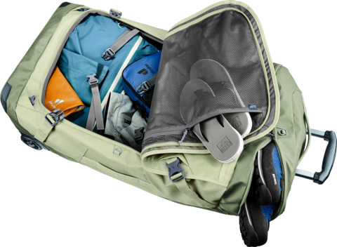 Картинка сумка на колесах Deuter Duffel Pro Movo 90 Mineral-Grove - 3