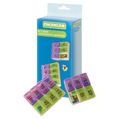 Таблетница на 7 днейПИЛЮЛЯ Трансформер двойной