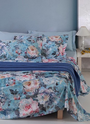 Постельное белье 2 спальное евро Mirabello Fiori Van Gogh розовые цветы