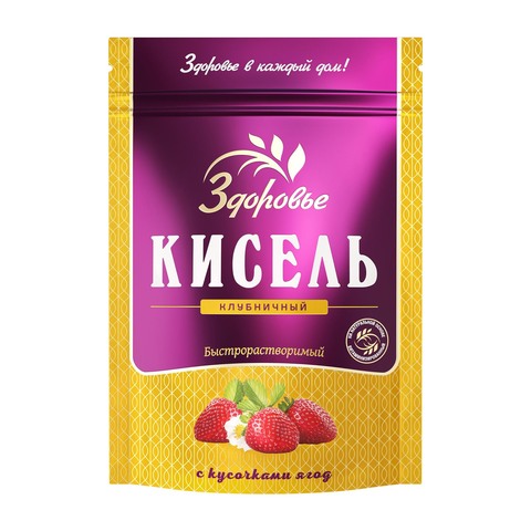 Клубничный кисель