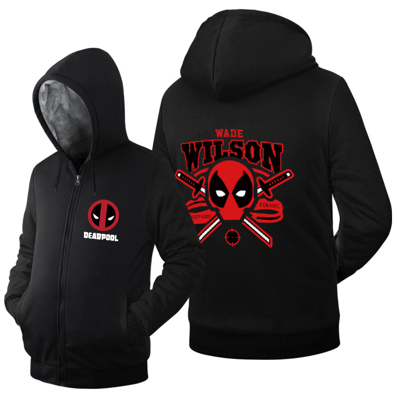 Deadpool hoodie jacket deals