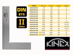Угольник поверочный 250х165мм кл.2 (УП- плоский) DIN875 Kinex 4033-22-025