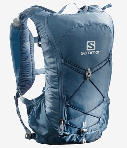 Картинка рюкзак беговой Salomon Agile 12 Set Copen Blue/Darkde - 1