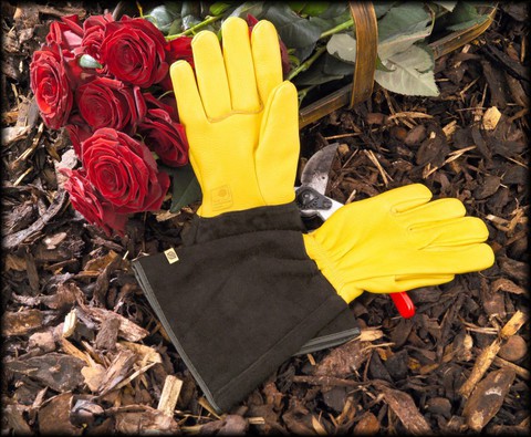 Садовые перчатки для роз GOLD LEAF «TOUGH TOUCH»