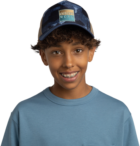 Кепка детская Buff Trucker Cap Snigs Night Blue фото 2