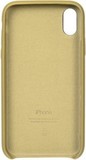Кожаный чехол WS Leather Case iPhone Xs Max (Золотой)