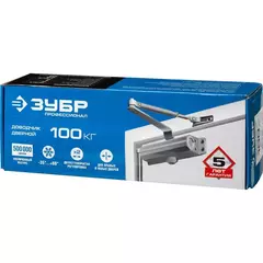 ЗУБР до 100 кг, цвет белый, дверной доводчик, Профессионал (37911-100)