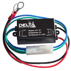 Battery equalizer C1-12V, for 2 or more batteries with a nominal voltage of 9 to 12V, balancing current up to 3A.