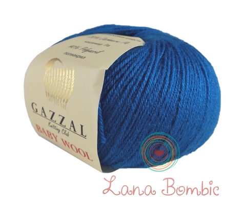 Пряжа Gazzal Baby Wool 822 бирюза