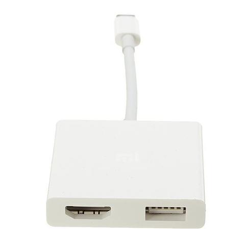 Умный адаптер Xiaomi Type-C to USB+USB-C+HDMI