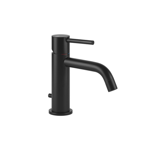 Gessi 18601#299 Gessi Emporio Via tortona Смеситель для раковины с донным клапаном и соединительными шлангами, цвет: Black XL