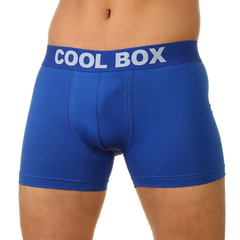 Мужские трусы боксеры синие E5 Underwear Trend Boxer Short 0102