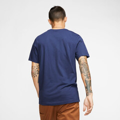 Футболка теннисная Nike NSW Club Tee M - midnight navy/white