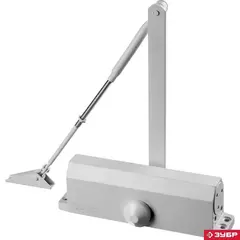 ЗУБР до 100 кг, цвет белый, дверной доводчик, Профессионал (37911-100)