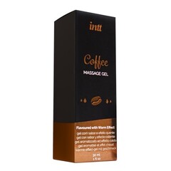 Intt Coffee Massage Gel - Съедобный гель для интимного массажа, 30 мл (кофе)