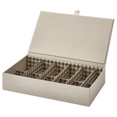 Короб для хранения IKEA RAGODLING (РАГОДЛИНГ), Бежевый, 30x18x6 см